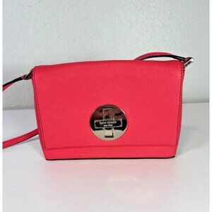 Kate Spade Pink Leather Small Crossbody Newbury Lane Sally Shoulder Handbag